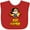 Red, variant on Inktastic Big Sister Superhero Girls Baby Bib