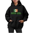 thumbnail image 2 of Tnhcen Women's Casual Hoodie Saint Patrick's Day 4-Leaf Clover Graphic Print Long Sleeve Pullover Hoodie for Women Size S-2XL Irish Festival Apparel, 2 of 7