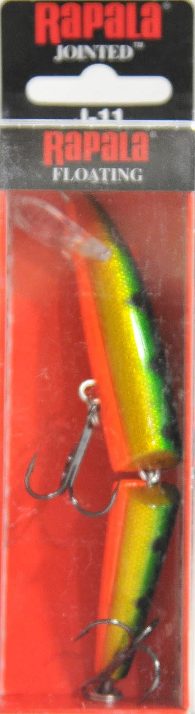 (2 pack) Rapala Jointed Minnow 11 Fishing Lure 4 3/8" 5/16oz Perch