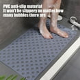 thumbnail image 4 of Elainilye Non Slip Shower Mat, Bathtub Safety Mat, Suction Cup Bath Mat, 28x14 Inch Drain Hole Floor Pad for Tub, 4 of 6