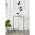 thumbnail image 5 of Kate and Laurel Jaspur Modern Slim End Table, 16 x 8 x 24, Silver, Decorative Glam Side Table for Use as Narrow Bedroom Nightstand or Living Room Accent, 5 of 6