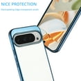 thumbnail image 3 of For Google Pixel 10 Pro / Pixel 10 Transparent Acrylic Electroplating Edge Camera Cover Shockproof Protective Hybrid Case Cover Black, 3 of 4