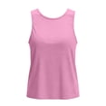 thumbnail image 6 of oqasdz T Shirts for Women Crew Neck Solid Color Sleeveless Soft Tank Blouse with Hollow Detail for Ladies Daily Wear Casual Summer T-Shirt, 6 of 7