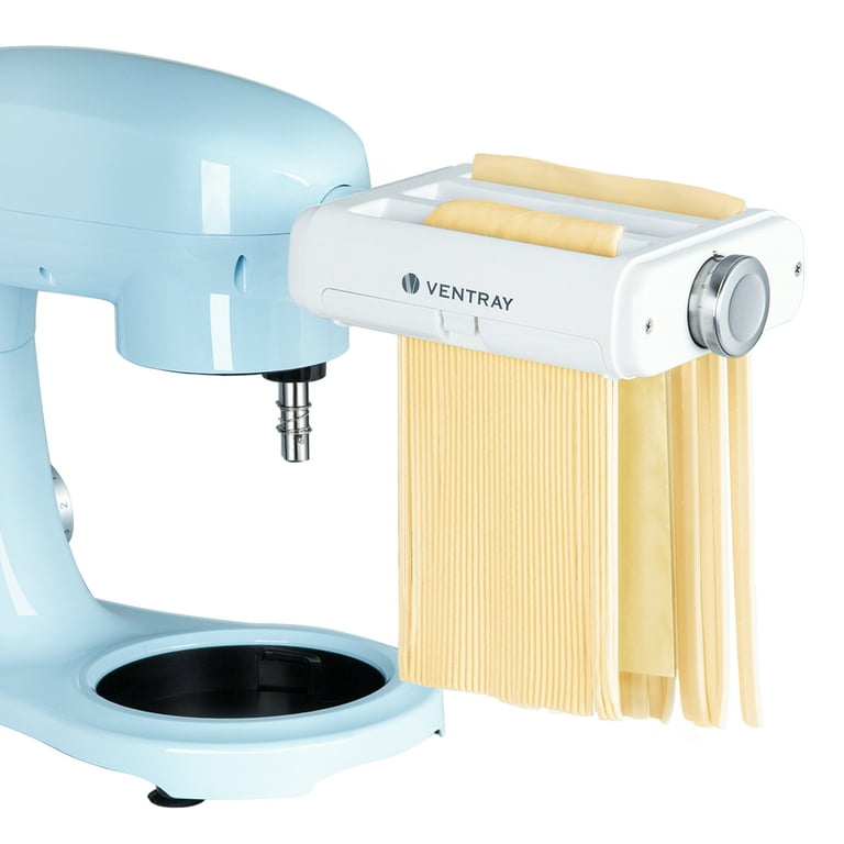 Wellsure Pasta Maker Attachment 3 in 1 Set for KitchenAid Stand Mixers Pasta Attachments Includes Pasta Roller Spaghetti Fettuccine Cutter Pasta Machi