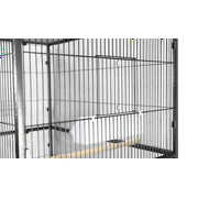 13120 Black Economy Flight Bird Cage, by A&E Cage Company