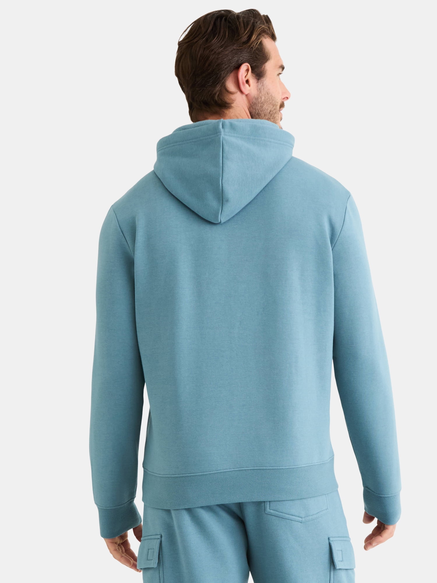 Athletic Works Men's & Big & Tall Men's Fleece Hoodie Sweatshirt, Sizes XS-4XLT