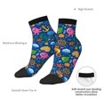 thumbnail image 4 of Bingfone Sea Fish Design Patterned Men's Women's Casual Cotton Socks, 4 of 5