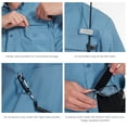 thumbnail image 4 of Bassdash UPF 50 Men’s Fishing Dress Shirt Button Down Woven Short Sleeve Outdoor, 4 of 8
