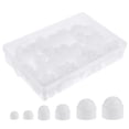 thumbnail image 1 of MasteelfCA 145pcs Plastic Dome Bolt Nut Protection Cover M4-M12 Hexagon Screws Caps, 1 of 8