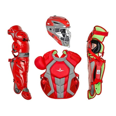 All-Star Sports Axis Pro System 7 Adult Protective Catchers Set Scarlet All-Star Sports Axis Pro System 7 Adult Protective Catchers Set Scarlet