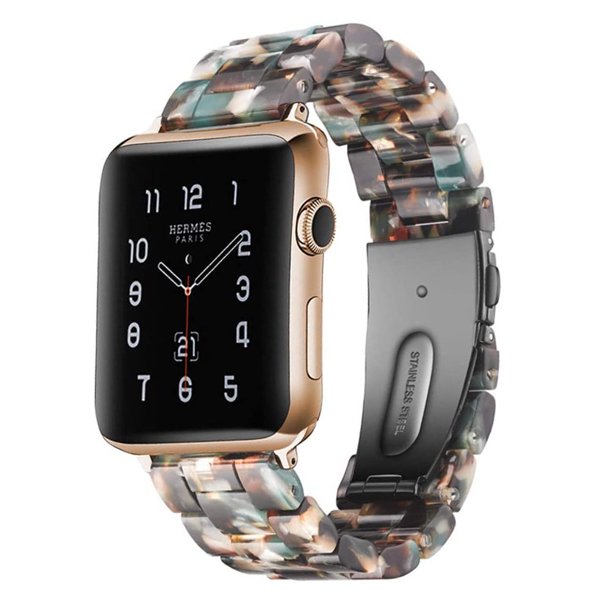 Compatible con Apple Watch Strap 38-40 mm / 42-44 mm Series 5/4/3/2/1, accesorio de correa de reloj de reemplazo de correa de resina delgada Xemadio 2033262-5