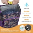 thumbnail image 2 of Exotic Paisley Design Insulated Cooler Backpack, Leak-Proof & Waterproof, High-Performance Insulation for Outdoor Enthusiasts, Great for Hiking, Camping, and Travel, 2 of 6