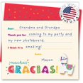 thumbnail image 3 of Lama Pinata Muchas Gracias Merci / 25 Notes Plates et Enveloppes / Imprimé sur Lourd, 3 of 5