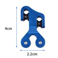 thumbnail image 3 of Sportteer Archery Bow Slider Splitter Bowstring Slider Composite Bowstring Divider Aluminum Alloy Archery Cable Slide Glide Replacement Aluminum Alloy Bow Splitter, 3 of 8