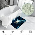 thumbnail image 3 of Shark Modern Polyester Non-Slip Floor Rug Office Mat, Machine Washable Office Rugs, 3 of 6