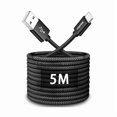 thumbnail image 1 of Chenchen 5m Extra Long USB C Cable,16ft Durable USB-A to Type-C Fast Charging Nylon Charger Lead for Samsung Galaxy S20 S21 S10 S9 S8 Note 20 10 + Ultra,Pixel,Switch,other USB-C SmartPhones Tablet, 1 of 1