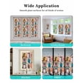 thumbnail image 6 of Window Privacy Film Vintage Country Stained Glass Window Film Decorative Sun Block Window Cover Retro Farmhouse Window Clings Static Adhesive Sticker for Bathroom 29.5"x78.7", 6 of 7