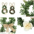 thumbnail image 7 of Garlands For Decoration Easter Bunny Wreath For Front Door - Decorative Easter Rabbits Door Hanging Easter Decorations, 7 of 7
