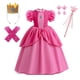 thumbnail image 3 of Vestido de princesa melocotón para niña, ropa de actuación de escenario para niños, Carnaval, fiesta de cumpleaños, Festival de revelación, disfraz de Cosplay, 3 of 5