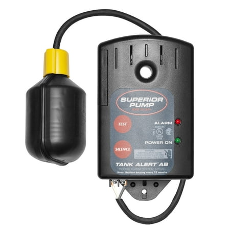 UPC 725113920600 product image for Superior Pump 92060 Tethered Water Alarm System  87 Decibel  9 Volt | upcitemdb.com