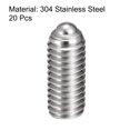 thumbnail image 3 of Unique Bargains M5 x 12mm 304 Acier Inoxydable Ressort Hexagonal Socket Boule Point Set Vis 20 Pack, 3 of 5