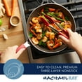 thumbnail image 5 of Rachael Ray Cook + Create Aluminum Nonstick Stir Fry Pan, 10.5-Inch, Red, 5 of 10