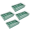thumbnail image 4 of 1 Set 4Pcs Breathable 15 Holes Garden Propagator Plastic Stater Trays (Green), 4 of 7