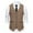 Coffee, variant on Bcfgryg Men's Autumn Retro Single Three Pocket Fashion Suit Vest Vest for Men