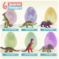 thumbnail image 3 of Bombas de baño Dan&Darci Dino Egg con dinosaurio de juguete para niños de 6 a 8 años, 3 of 8