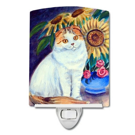 

Caroline s Treasures 7153CNL Cat Ceramic Night Light 6x4x3 multicolor