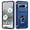 Blue for Google Pixel 8 Pro, variant on Design for Google Pixel 8 Pro Phone Case with Screen Protector Ring Holder Kickstand Heavy Duty Rugged Shockproof Military Grade Bumper Protective Cover for Women Men Girls 6.7 inch Red
