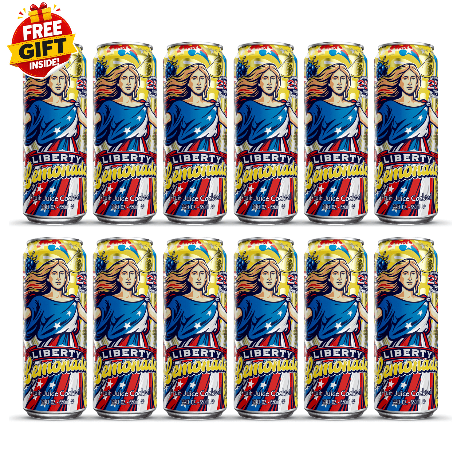 AriZona Frost Chillzicle Juice Cocktail, 23 fl oz Cans, 24 Pack
