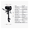 thumbnail image 2 of 4.0 Model Brushless Electric Boat Outboard Motor, With 48V 1000W Output Fishing Boat Engine ,Easy to Install, 2 of 3