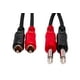 thumbnail image 2 of Cable de interconexión Hosa CPR-202 Dual 1/4 TS a Dual RCA, 2 of 6