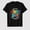 Black-50, variant on Graphic Crew Neck Shirt for Women Boho Floral Wildflowers Tee Casual Cottagecore Summer T-Shirt Blouse