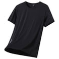 thumbnail image 6 of Leey-World Mens T Shirts Casual Hipster Hip Hop Longline Crewneck Tee Shirts Men's T-Shirts(Black,XL), 6 of 9