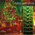 thumbnail image 2 of Cadena de luces brillantes que cambian de color, 30 m, 300 LED RGB con mando a distancia, 2 of 9
