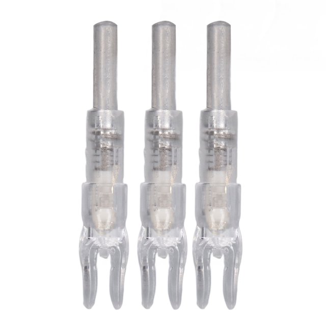 3PCS Lighted Archery Nocks, Led Lighted Nocks For Arrows Automatic Lighting 6.2mm Internal Diameter Archery Shaft Luminous Tail For Outdoor