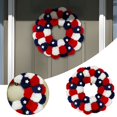 thumbnail image 1 of Fiudx Ofertas y liquidaciones Guirnalda con la bandera de EE. UU. para el Día de la Independencia, decoración frontal para puerta, accesorios para colgar, decoraciones para fiestas, 1 of 6