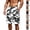 White, variant on LTTVQM Men's Cargo Shorts Hiking Lightweight Elastic Waist Workout Outdoor Camo Summer Shorts with Multi Pockets Dark Gray 3XL