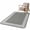 White Gray, variant on Runner Rug 15.7"x47.2", Brown Geometric Non Slip Backing Floor Mats Area Rugs, Absorbent Muddy Dirt Trapping Carpet for Hallway Entryway Kitchen Bedside Living Room Vintage Greece Key