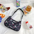 thumbnail image 3 of 2023 Hellokitty My Melody Kuromi Barbi Bolso de hombro rosa para mujer Bolso de mano con estampado de dibujos animados fresco Bolso de mano exquisito con forma de corazón para niña, 3 of 5