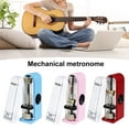 thumbnail image 1 of Musbetu Mechanical Metronome Clear Scale Portable Adjustable Speed Smooth Dust-proof Cover Even Rhythm Metal Movement Swinging Pendulum Piano Metronome Musical Instrument, 1 of 7