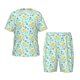 thumbnail image 1 of Balery Duck Cartoon Conjunto de Pijama Infantil de Manga Corta con Estampado – Ropa de Dormir de Algodón Suave-Small, 1 of 6