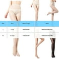 thumbnail image 4 of Womens Sheer Tights Womens Fashion Solid Color Elastic Waist Regular Comfortable Leggings Stockings High Waist Sheer Tights for Women Control Top Pantyhose Tummy Control Stockings, 4 of 4