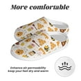 thumbnail image 6 of KLL Cute Bee Honey Jar Hive Bear Pattern Adult Unisex Cozy Slippers,Fuzzy Slip-on Slippers TPR Sole Slippers Comfort Plush Home Footwear for Indoor & Outdoor-37/38, 6 of 7
