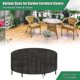 thumbnail image 2 of Gartenmbel Abdeckung Rund Schutzhlle Fr Gartentisch Wasserdicht Winddicht Uv-bestndiges 420d Oxford Gewebe Abdeckplane Abdeckhaube Fr Gartenmbel Mbels, 2 of 4