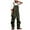 Olive Green, variant on Odeerbi Men's Bib Overalls Loose Retro Cargo Pants Large Size Casual Overalls Olive Green