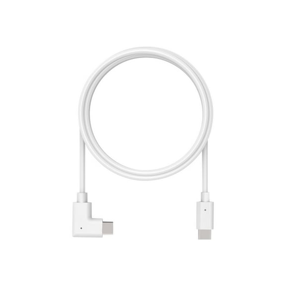 Compulocks 6ft Charge & Data USB-C to USB-C 90-Degree Cable Right Angle White