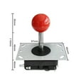thumbnail image 5 of Cheers.US Joystick DIY High Response Non-delayed Arcade Game Fighting Stick Controller with Ball for Players Sensitive, Lightweight, DIY Joystick is Sensitive and Non-Delayed, 5 of 7